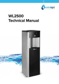 WL2500 Technical Manual Waterlogic 2500 Technical Manual - Issue B, October 2013
