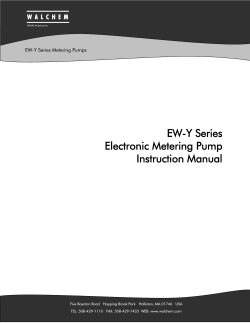 EW-Y Series Electronic Metering Pump
