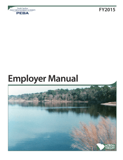 Employer Manual FY2015