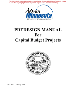 This document is made available electronically by the Minnesota Legislative... as part of an ongoing digital archiving project.