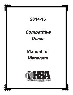 2014-15 Manual for Managers Competitive