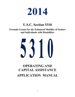 2014  U.S.C. Section 5310 OPERATING AND
