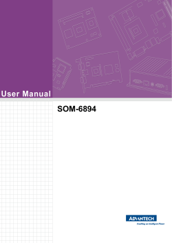 User Manual SOM-6894