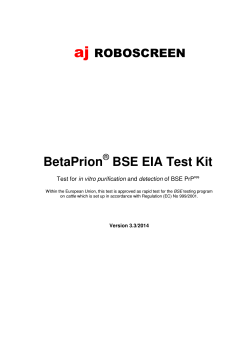 aj  BetaPrion BSE EIA Test Kit
