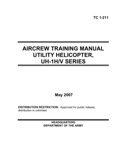 AIRCREW TRAINING MANUAL UTILITY HELICOPTER, UH-1H/V SERIES May 2007