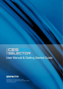 User Manual &amp; Getting Started Guide