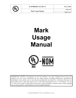 Mark Usage  Manual