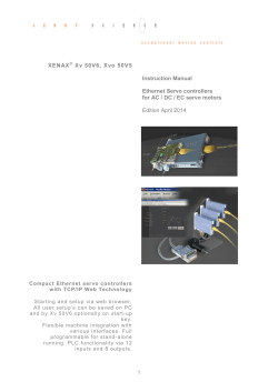 XEN AX Xv 50V6, Xvo 50V5  Instruction Manual