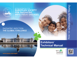 Exhibitors’ Technical Manual