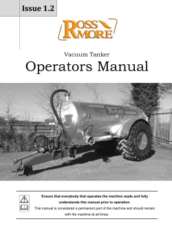 Operators Manual  Issue 1.2