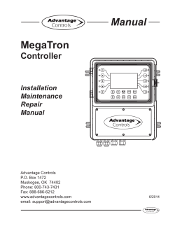 Manual MegaTron Controller Installation