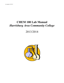 Harrisburg Area Community College 2013/2014