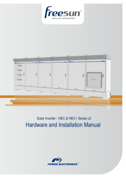 Hardware and Installation Manual