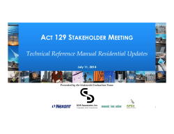 A 129 S M Technical Reference Manual Residential Updates