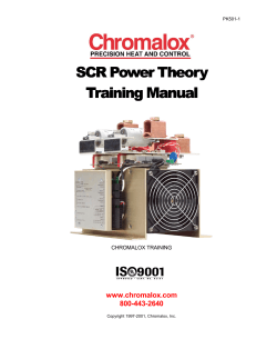 SCR Power Theory Training Manual