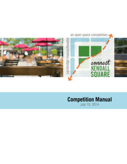 Competition Manual July 15, 2014