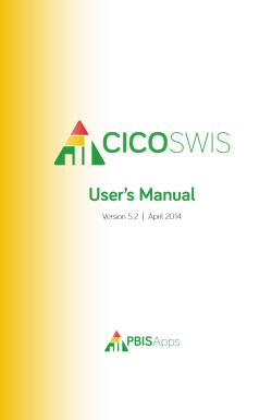User’s Manual Version 5.2  |  April 2014