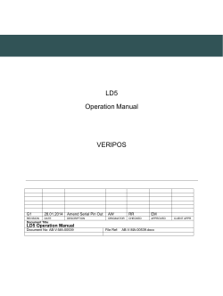 LD5 Operation Manual VERIPOS