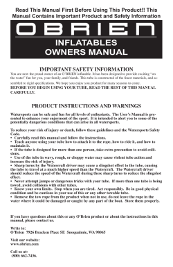Read This Manual First Before Using This Product!! This