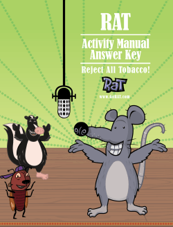 RAT Activity Manual Answer Key