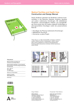Books made by Architects Handbuch und Planungshilfe