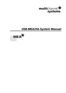USB-MEA256-System Manual
