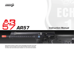 AR57 Instruction Manual