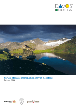 CI/CD-Manual Destination Davos Klosters Februar 2014
