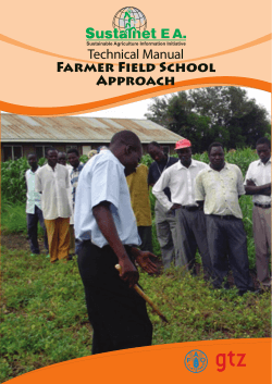 Technical Manual Farmer Field School Approach