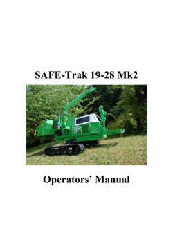 SAFE-Trak 19-28 Mk2 Operators’ Manual