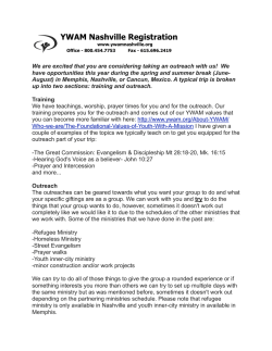 YWAM Nashville Registration