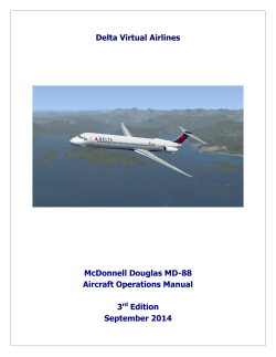 Delta Virtual Airlines McDonnell Douglas MD-88 Aircraft Operations Manual