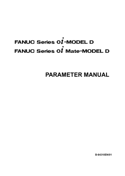 * PARAMETER MANUAL FANUC Series 0  -MODEL D