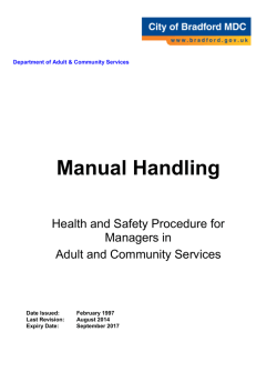 Manual Handling