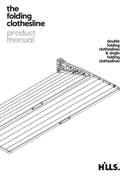 the folding clothesline product