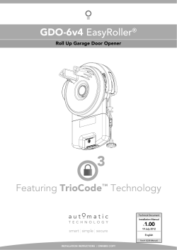 GDO-6v4 TrioCode Technology ®