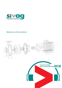 NCB 1.  Maintenance- and Service Manual