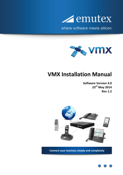 VMX Installation Manual Customer Profiler Software Version 4.0 23