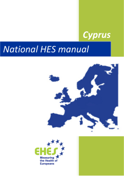 Cyprus National HES manual