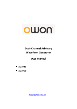 Dual-Channel Arbitrary Waveform Generator User Manual