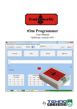 by tOm Programmer  User Manual