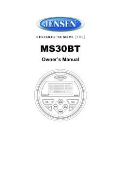 MS30BT ’s Manual Owner
