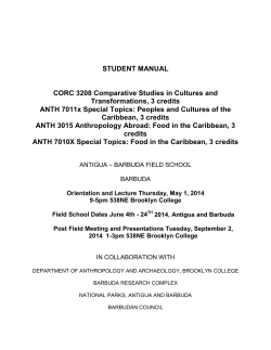 STUDENT MANUAL CORC 3208 Comparative Studies in Cultures and Transformations, 3 credits