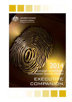 2014 EXECUTIVE COMPANION Australian Government