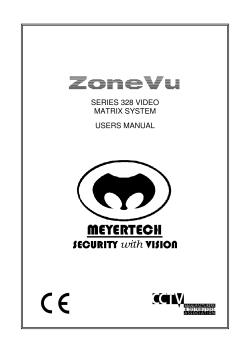 SERIES 328 VIDEO MATRIX SYSTEM USERS MANUAL