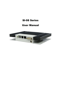 SI-08 Series User Manual