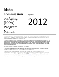 2012  Idaho Commission
