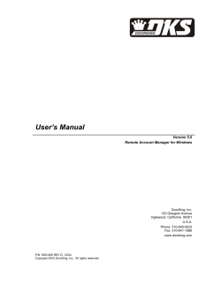 User’s Manual Version 5.6