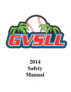 2014 Safety Manual
