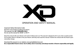 OPERATION AND SAFETY MANUAL